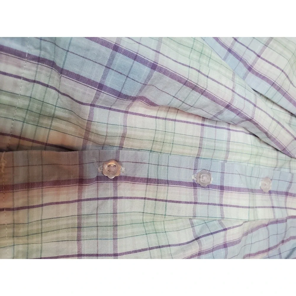 Vtg‎ Disney Winnie The Pooh Classic Dress Plaid Lavender Baby 6 Mo Embroidered